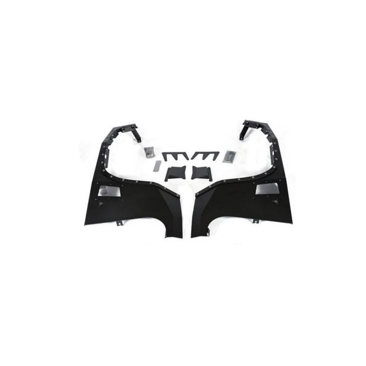 High Quality Armor Style Durable Wheel Arch Extensions Front Rear Fender Flares for Wrangler JK 2007-2017